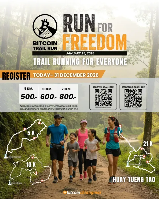 Bitcoin Trail Run 2026's banner